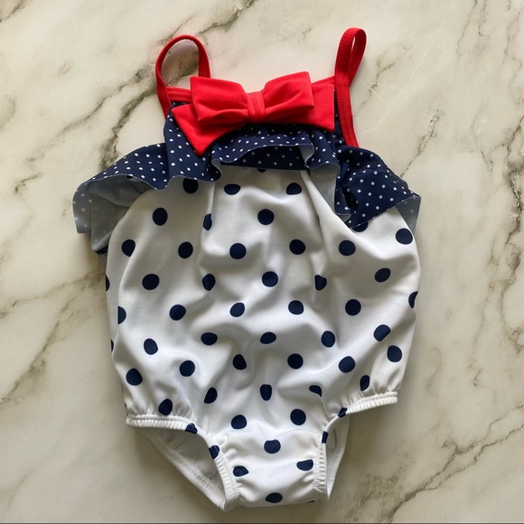 Gymboree Other - Baby Girl’s Patriotic Polka Swimsuit